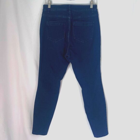 J Jill Denim Premium Flex High Rise Legging Denim Jeans Size 8 Non Destructed - Picture 3 of 12
